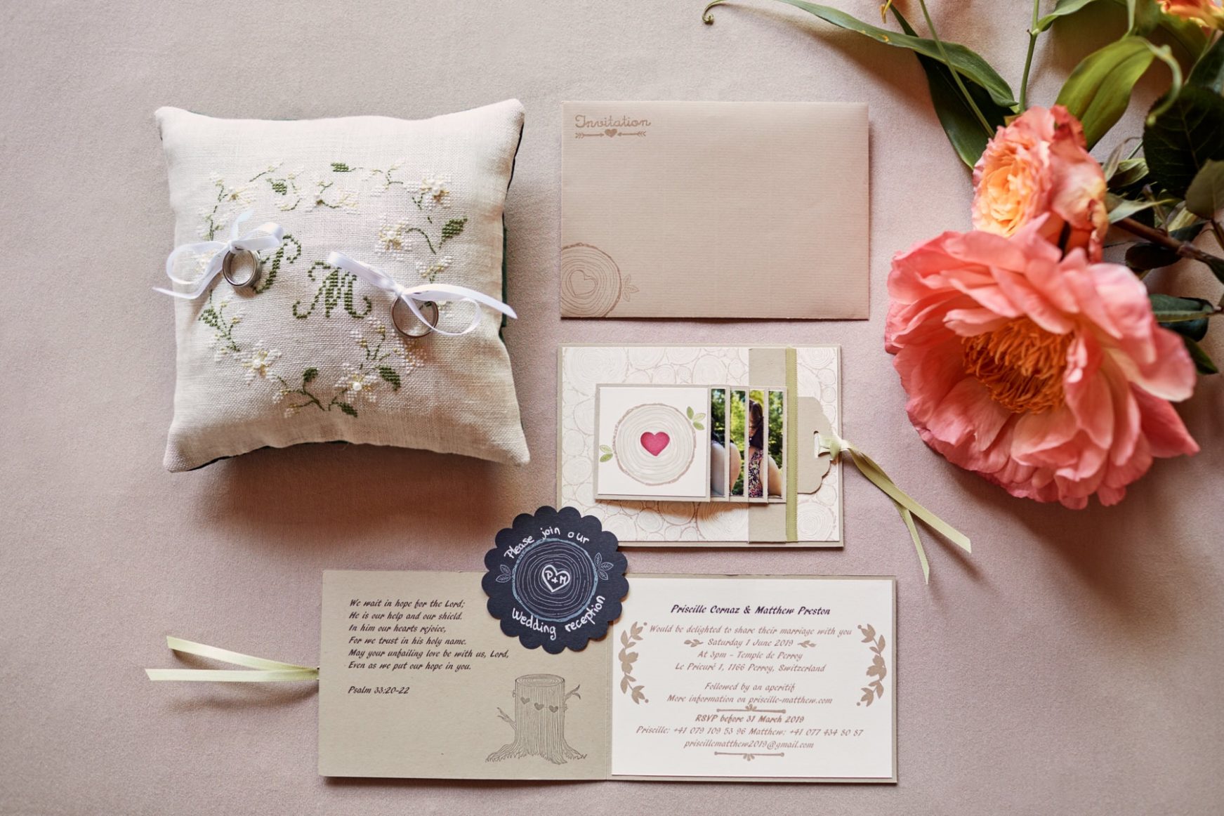 Faire-part de mariage en photos