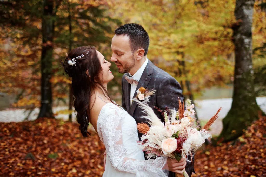 se marier en automne
